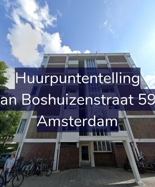 Foto gevel Huurpuntentelling voor Van Boshuizenstraat 591, Amsterdam