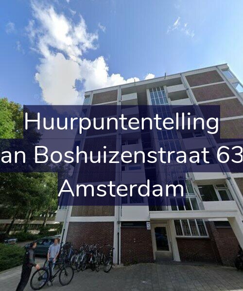 Foto gevel Huurpuntentelling voor Van Boshuizenstraat 633, Amsterdam