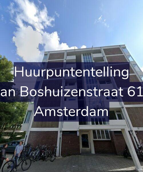 Foto gevel Huurpuntentelling voor Van Boshuizenstraat 613, Amsterdam
