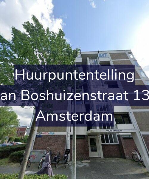 Foto gevel Huurpuntentelling voor Van Boshuizenstraat 131, Amsterdam