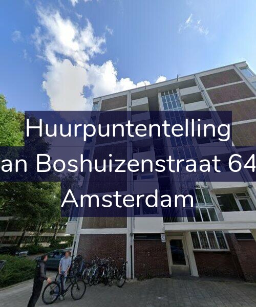 Foto gevel Huurpuntentelling voor Van Boshuizenstraat 641, Amsterdam
