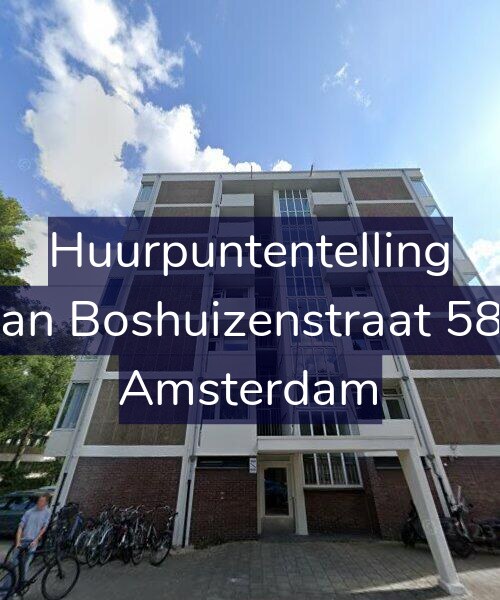 Foto gevel Huurpuntentelling voor Van Boshuizenstraat 583, Amsterdam
