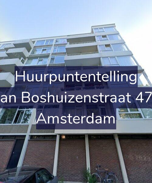 Foto gevel Huurpuntentelling voor Van Boshuizenstraat 475, Amsterdam