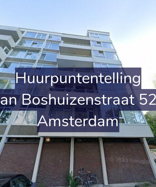 Foto gevel Huurpuntentelling voor Van Boshuizenstraat 527, Amsterdam