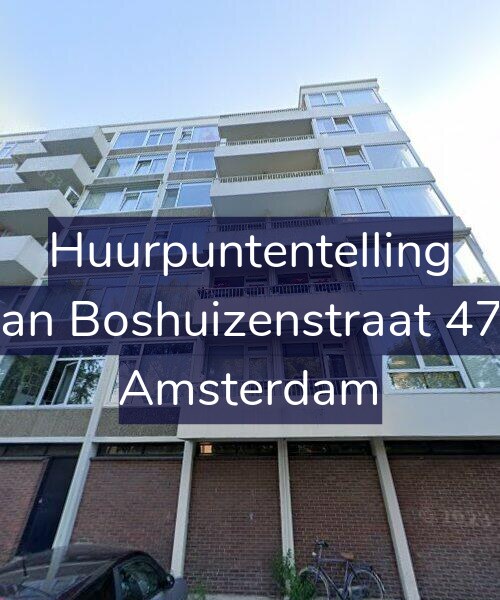 Foto gevel Huurpuntentelling voor Van Boshuizenstraat 473, Amsterdam