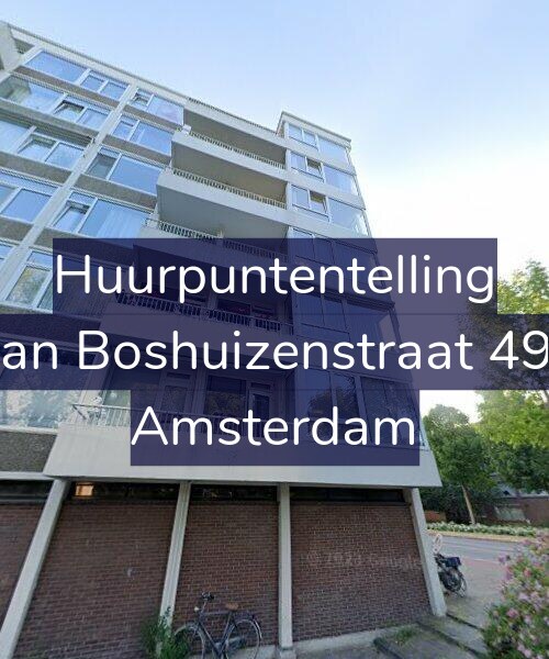 Foto gevel Huurpuntentelling voor Van Boshuizenstraat 497, Amsterdam
