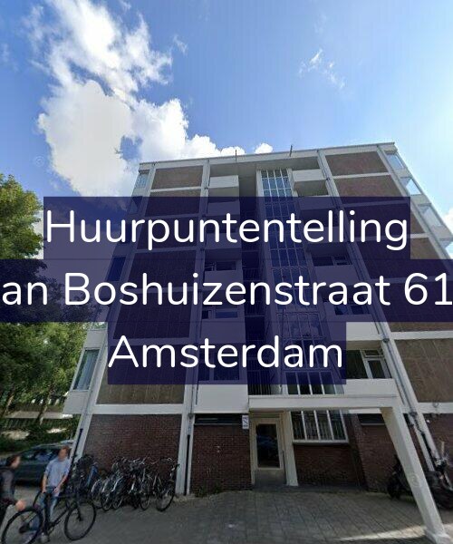 Foto gevel Huurpuntentelling voor Van Boshuizenstraat 615, Amsterdam