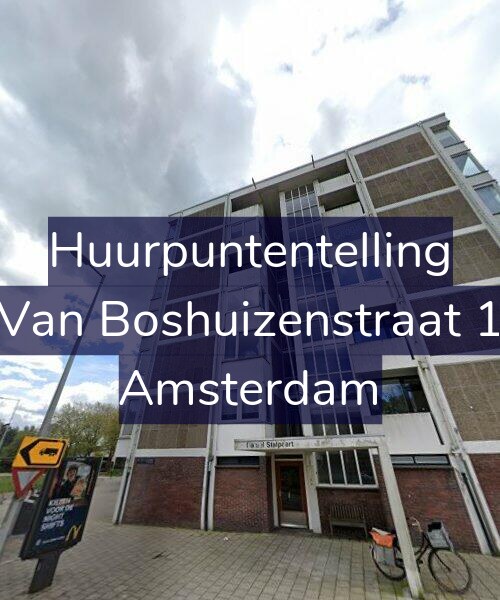 Foto gevel Huurpuntentelling voor Van Boshuizenstraat 1, Amsterdam