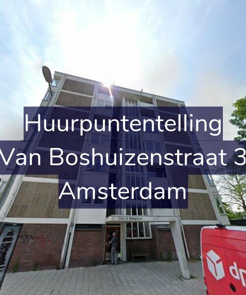 Foto gevel Huurpuntentelling voor Van Boshuizenstraat 3, Amsterdam