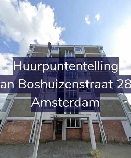 Foto gevel Huurpuntentelling voor Van Boshuizenstraat 283, Amsterdam