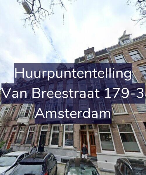 Foto gevel Huurpuntentelling voor Van Breestraat 179-3, Amsterdam