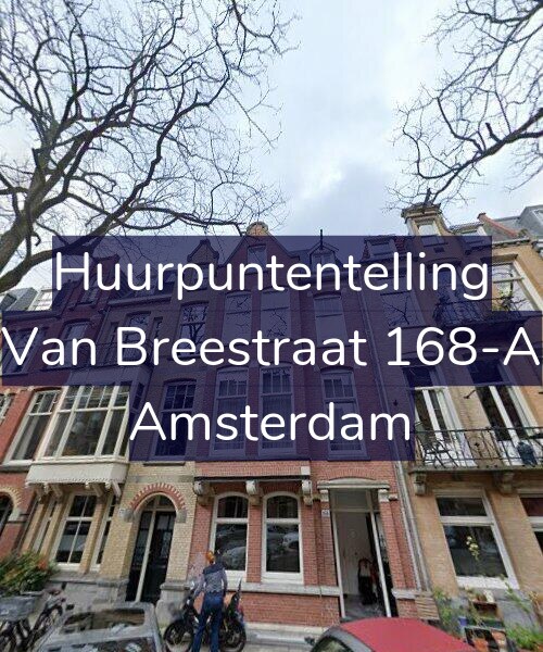 Foto gevel Huurpuntentelling voor Van Breestraat 168-A, Amsterdam