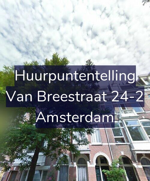 Foto gevel Huurpuntentelling voor Van Breestraat 24-2, Amsterdam
