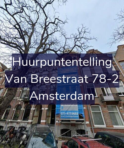 Foto gevel Huurpuntentelling voor Van Breestraat 78-2, Amsterdam
