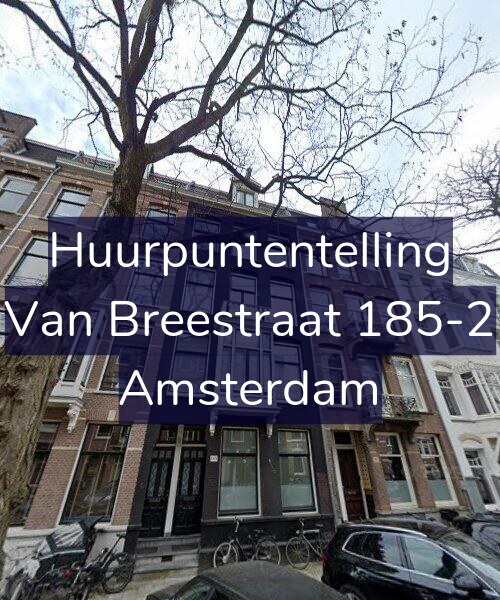 Foto gevel Huurpuntentelling voor Van Breestraat 185-2, Amsterdam