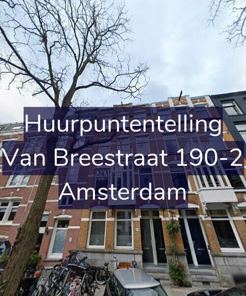 Foto gevel Huurpuntentelling voor Van Breestraat 190-2, Amsterdam