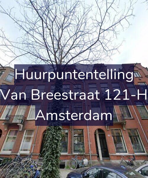 Foto gevel Huurpuntentelling voor Van Breestraat 121-H, Amsterdam