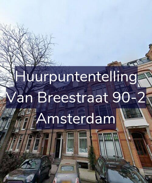 Foto gevel Huurpuntentelling voor Van Breestraat 90-2, Amsterdam