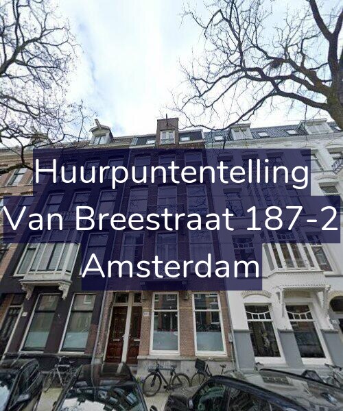 Foto gevel Huurpuntentelling voor Van Breestraat 187-2, Amsterdam