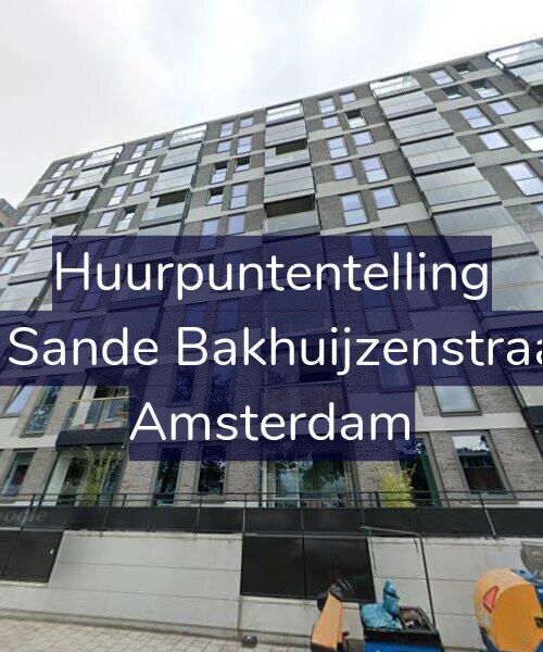 Foto gevel Huurpuntentelling voor Van de Sande Bakhuijzenstraat 2-A2, Amsterdam
