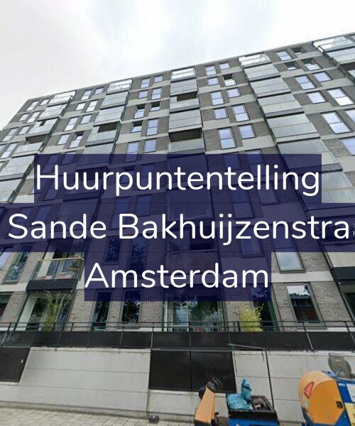 Foto gevel Huurpuntentelling voor Van de Sande Bakhuijzenstraat 2-F9, Amsterdam