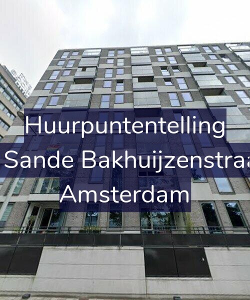 Foto gevel Huurpuntentelling voor Van de Sande Bakhuijzenstraat 2-C8, Amsterdam