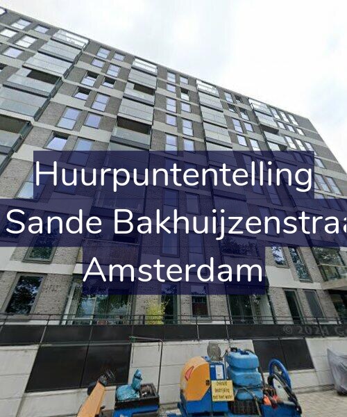 Foto gevel Huurpuntentelling voor Van de Sande Bakhuijzenstraat 2-B3, Amsterdam
