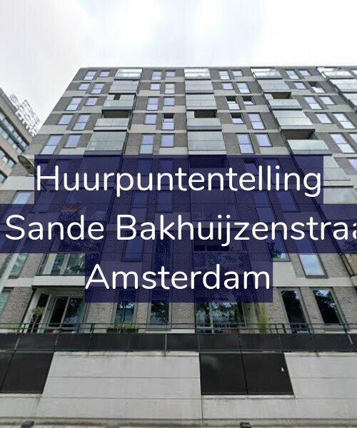 Foto gevel Huurpuntentelling voor Van de Sande Bakhuijzenstraat 2-G5, Amsterdam