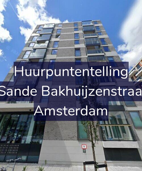 Foto gevel Huurpuntentelling voor Van de Sande Bakhuijzenstraat 2-H11, Amsterdam