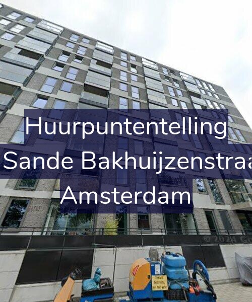 Foto gevel Huurpuntentelling voor Van de Sande Bakhuijzenstraat 2-H3, Amsterdam