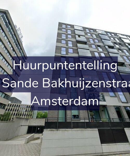 Foto gevel Huurpuntentelling voor Van de Sande Bakhuijzenstraat 2-C7, Amsterdam