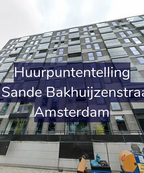 Foto gevel Huurpuntentelling voor Van de Sande Bakhuijzenstraat 2-H9, Amsterdam