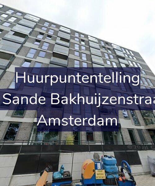 Foto gevel Huurpuntentelling voor Van de Sande Bakhuijzenstraat 2-C3, Amsterdam