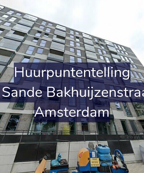 Foto gevel Huurpuntentelling voor Van de Sande Bakhuijzenstraat 2-A1, Amsterdam