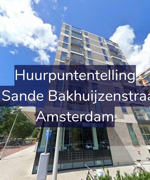 Foto gevel Huurpuntentelling voor Van de Sande Bakhuijzenstraat 2-D1, Amsterdam