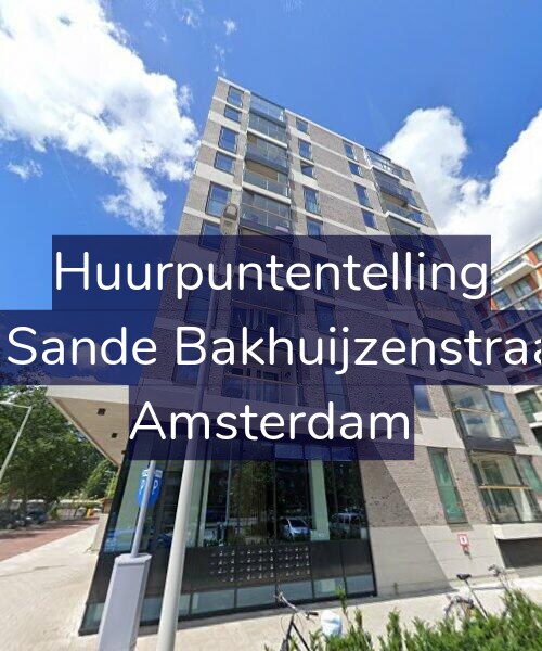 Foto gevel Huurpuntentelling voor Van de Sande Bakhuijzenstraat 2-H1, Amsterdam