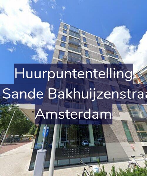 Foto gevel Huurpuntentelling voor Van de Sande Bakhuijzenstraat 2-B1, Amsterdam