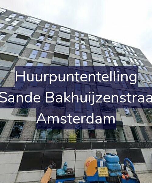 Foto gevel Huurpuntentelling voor Van de Sande Bakhuijzenstraat 2-K10, Amsterdam