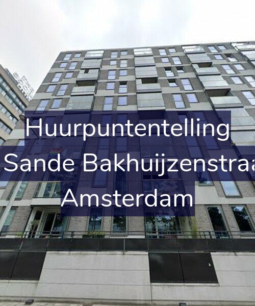 Foto gevel Huurpuntentelling voor Van de Sande Bakhuijzenstraat 2-A6, Amsterdam
