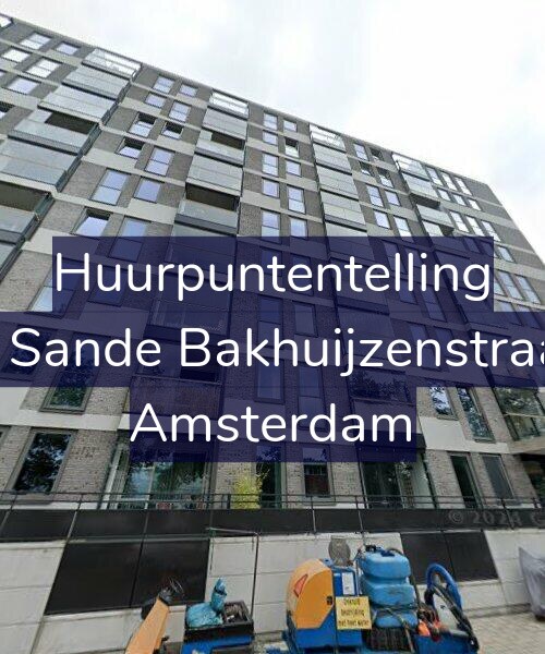 Foto gevel Huurpuntentelling voor Van de Sande Bakhuijzenstraat 2-K3, Amsterdam