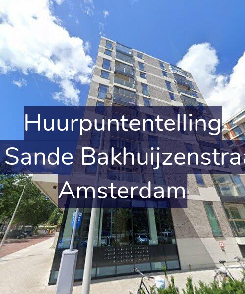 Foto gevel Huurpuntentelling voor Van de Sande Bakhuijzenstraat 2-E1, Amsterdam