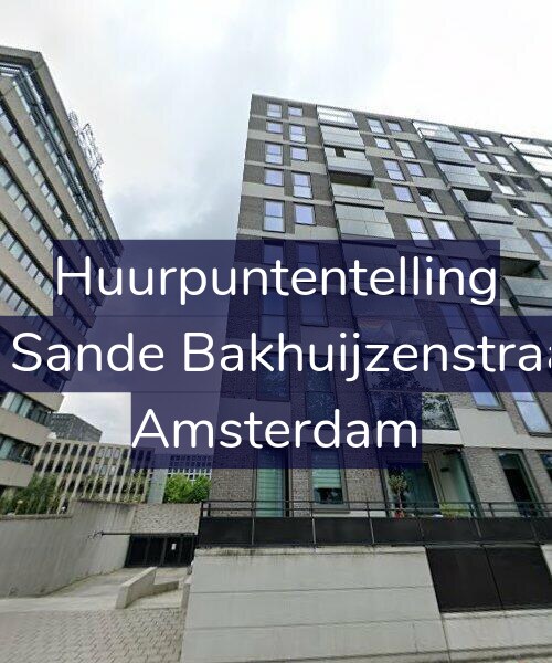 Foto gevel Huurpuntentelling voor Van de Sande Bakhuijzenstraat 2-E7, Amsterdam