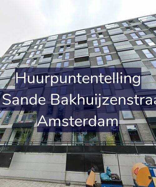 Foto gevel Huurpuntentelling voor Van de Sande Bakhuijzenstraat 2-A7, Amsterdam
