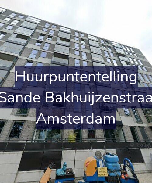 Foto gevel Huurpuntentelling voor Van de Sande Bakhuijzenstraat 2-B10, Amsterdam