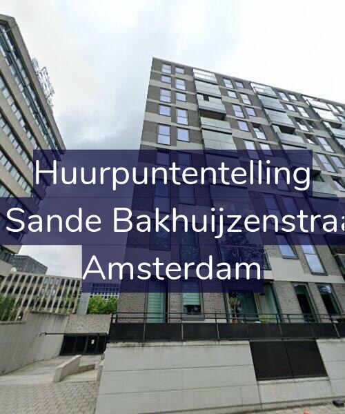 Foto gevel Huurpuntentelling voor Van de Sande Bakhuijzenstraat 2-B6, Amsterdam