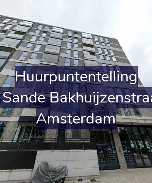 Foto gevel Huurpuntentelling voor Van de Sande Bakhuijzenstraat 2-K2, Amsterdam