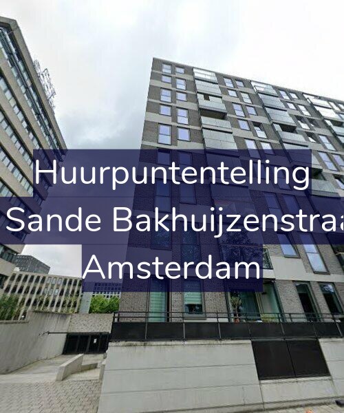 Foto gevel Huurpuntentelling voor Van de Sande Bakhuijzenstraat 2-C6, Amsterdam