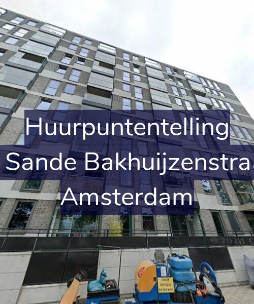 Foto gevel Huurpuntentelling voor Van de Sande Bakhuijzenstraat 2-F3, Amsterdam
