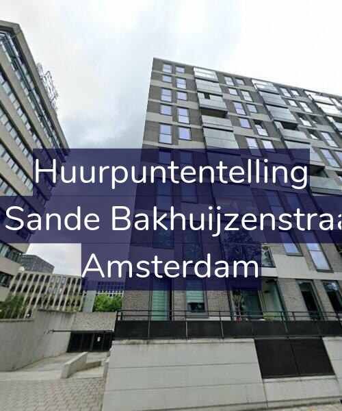 Foto gevel Huurpuntentelling voor Van de Sande Bakhuijzenstraat 2-A4, Amsterdam