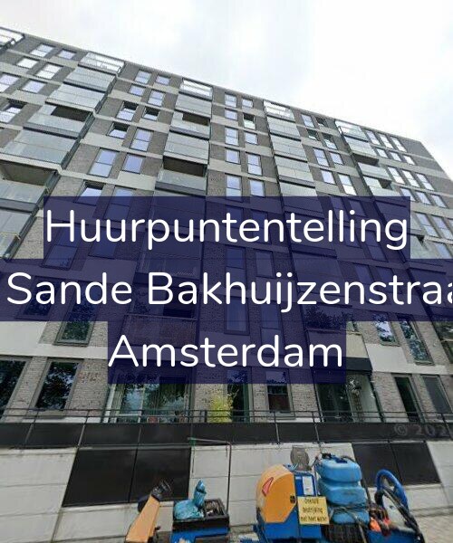 Foto gevel Huurpuntentelling voor Van de Sande Bakhuijzenstraat 2-A8, Amsterdam